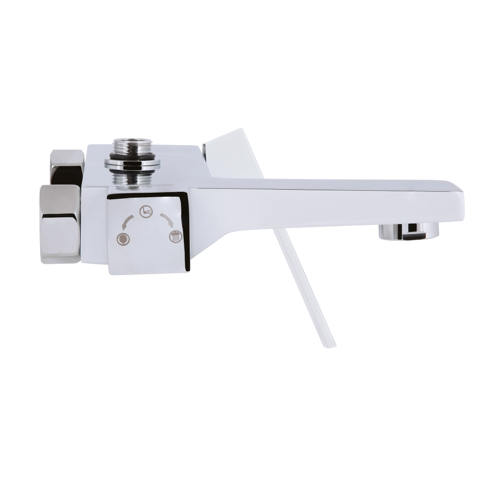 Душевая система с изливом Qtap Gemini QTGEM111CRW45687 на три потребителя Белый/Хром (SD00051811) - фото 3 Душевая система с изливом Qtap Gemini QTGEM111CRW45687 на три потребителя Белый/Хром (SD00051811) - фото 3