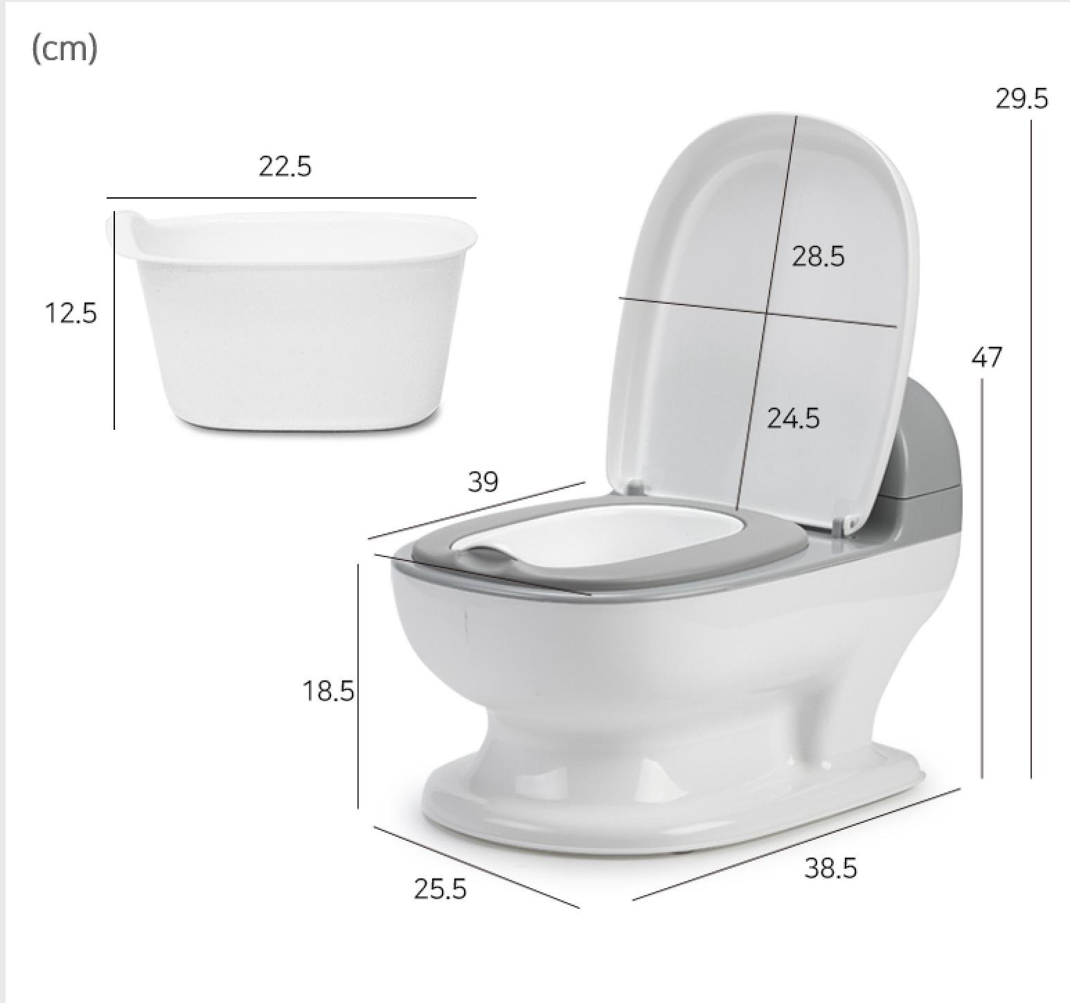 Горщик-унітаз Babyhood BH-129G Сірий (29397273) - фото 2 Горщик-унітаз Babyhood BH-129G Сірий (29397273) - фото 2