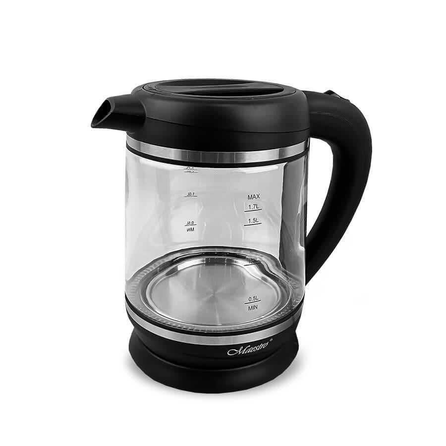 Электрочайник стеклянный со съемной крышкой 1,7 л
