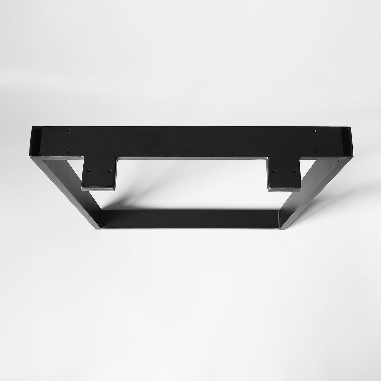 Опора для стола из металла 600х110 мм H 730 мм 50x20 мм Черный (1183) - фото 3