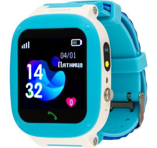 Смарт-годинник із сім-картою AmiGo GO004 Splashproof Camera/LED Блакитний (2120289146)