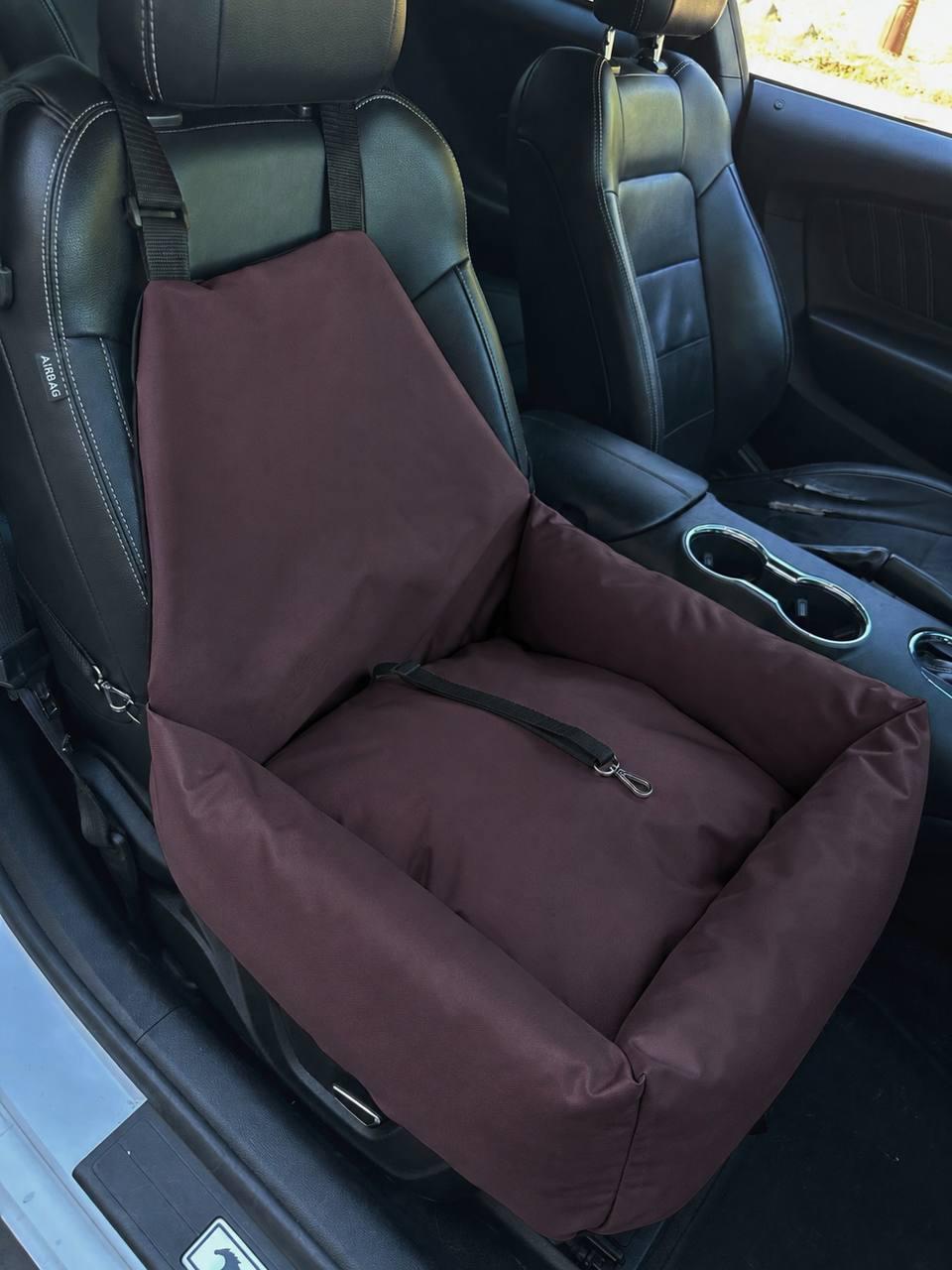 Автокресло-автогамак Incor для собак и кошек с чехлом 52x52 см Коричневый (К-52)