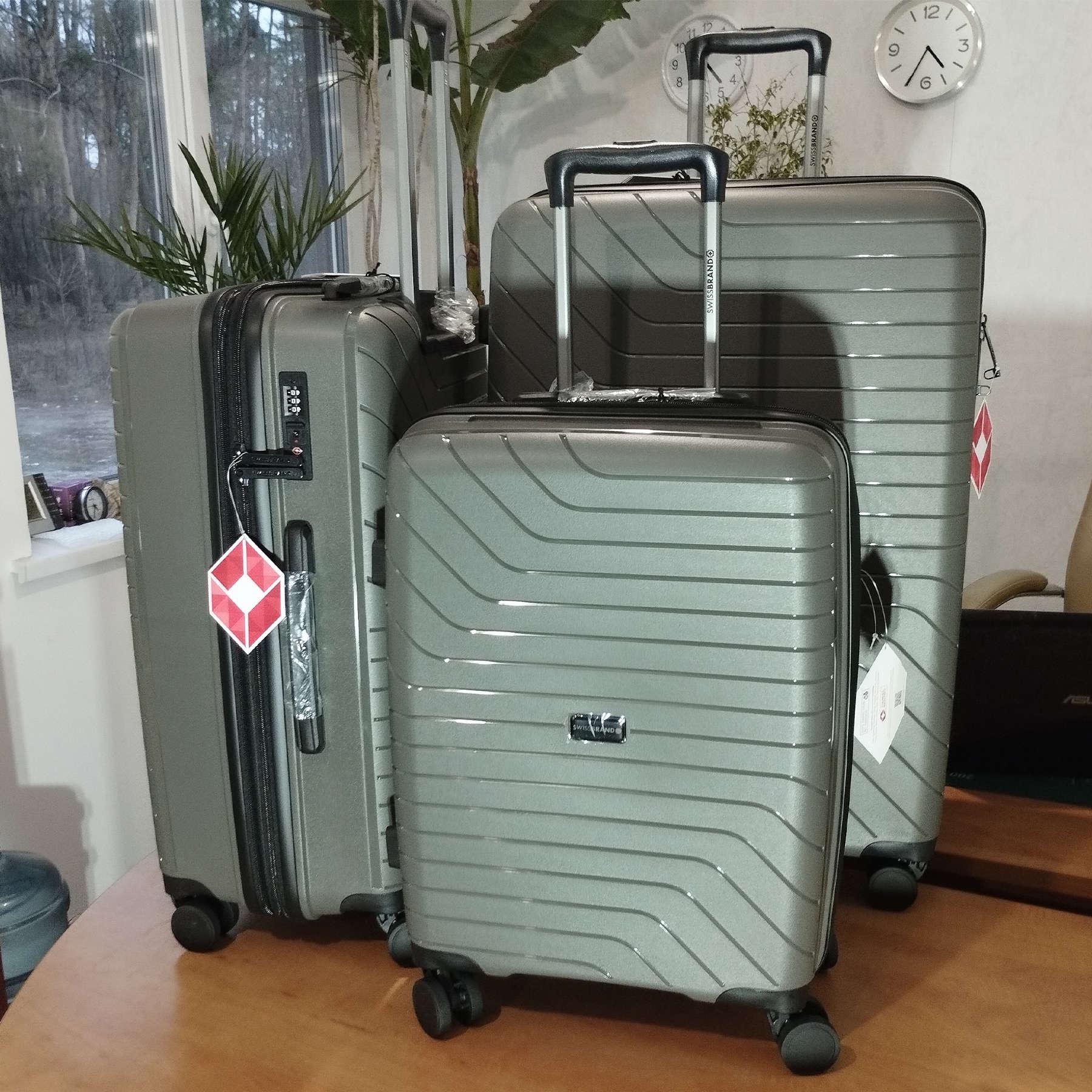 Валіза велика Swissbrand Eden Polypropylene L Charcoal (SWB_LHEDE174L) - фото 3