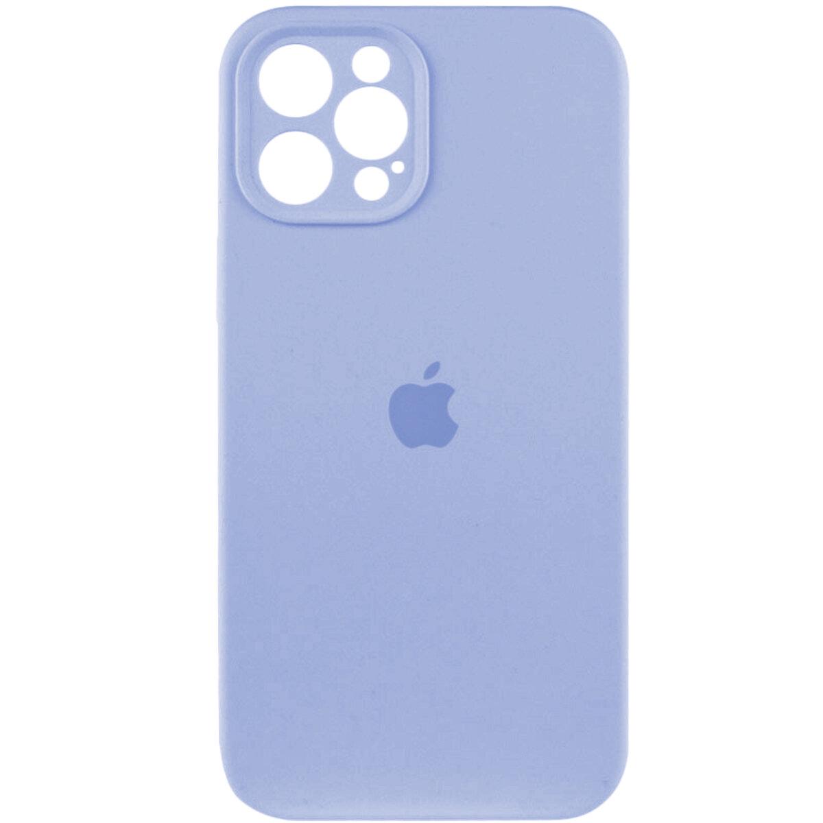 Противоударный чехол для Apple iPhone 12 Pro Max Silicone Full Case AA Camera Protect / Lilac