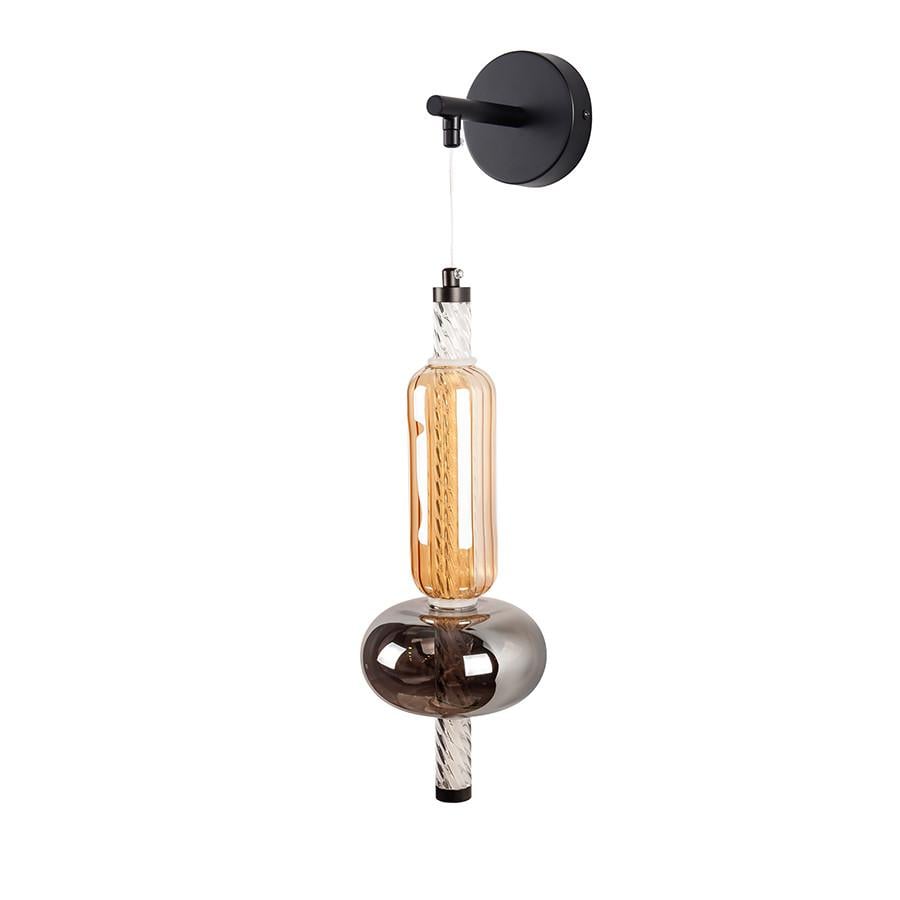 Бра LED 788W39325 BK/SM/AM 5W Черный/Серо-янтарный