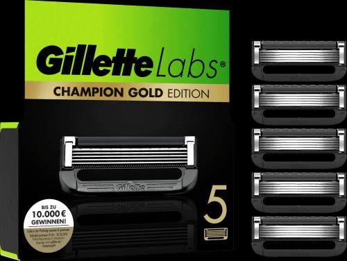 Змінні картриджі для гоління Gillette Labs CHAMPION GOLD EDITION 5 шт.