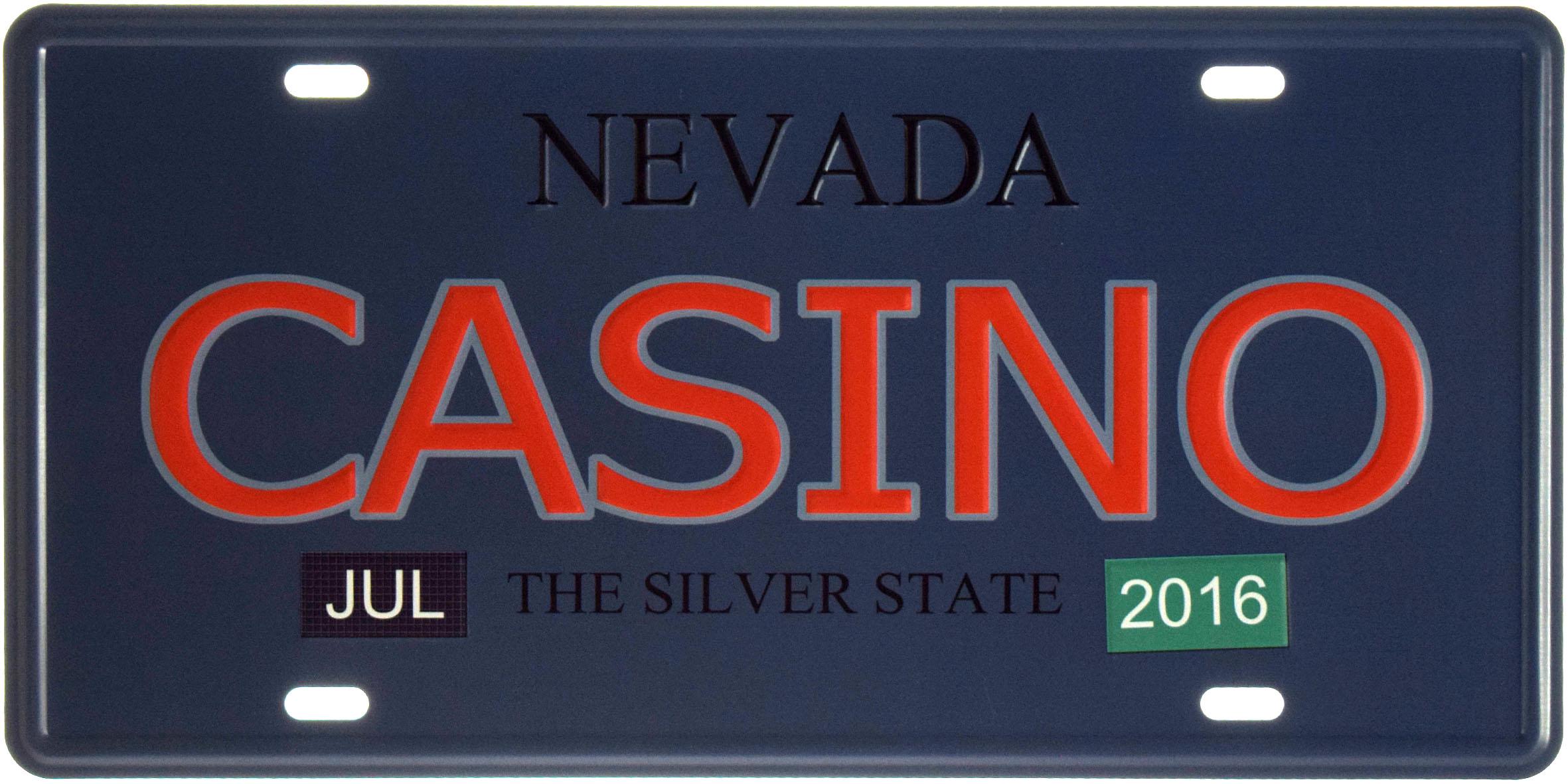 Табличка металева Казино Невади/Nevada Casino 15x30 см