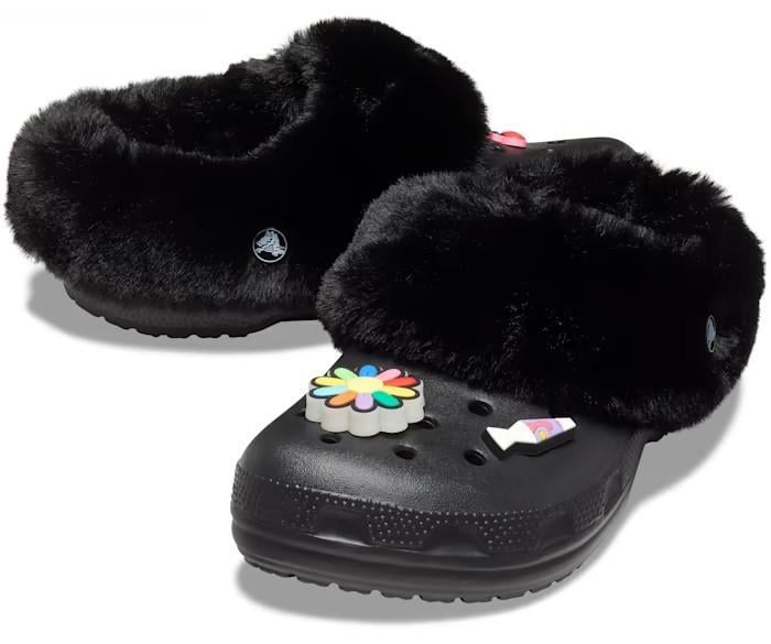 Сабо Crocs Classic Mammoth Charm р. W8/EUR 38-39 Black (8914019) - фото 1