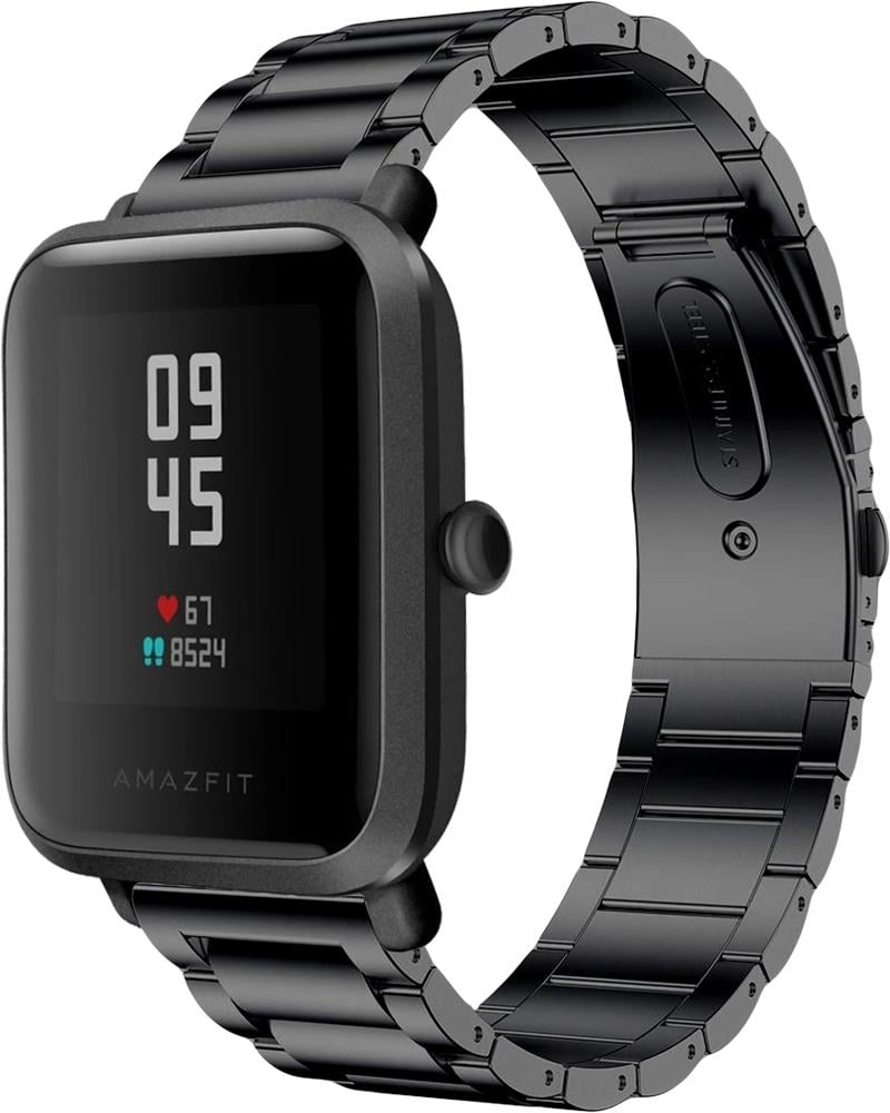 Браслет металлический Shape для Amazfit Bip Black (25302-2B)