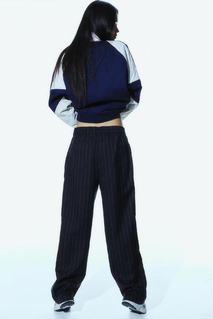 Брюки H&M в полоску S Темно-синий (1107363П) - фото 3 Брюки H&M в полоску S Темно-синий (1107363П) - фото 3