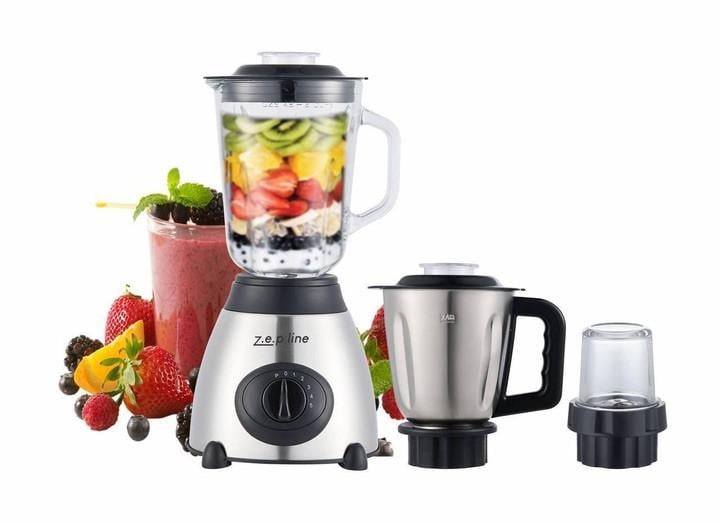 Блендер электрический Zepline ZP-081D2 2000 Вт 1.5 л Серый (GR-04789)