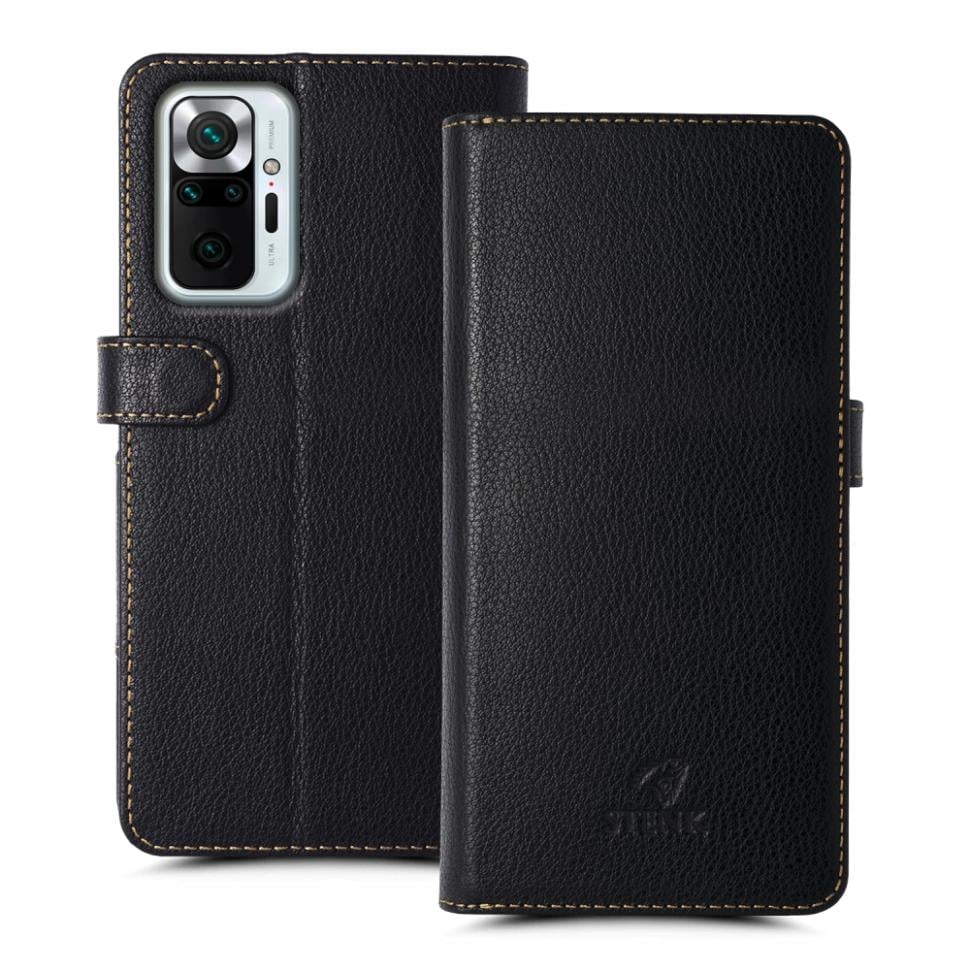 Чехол книжка Stenk Wallet для Xiaomi Redmi Note 10 Pro Черный (69872)