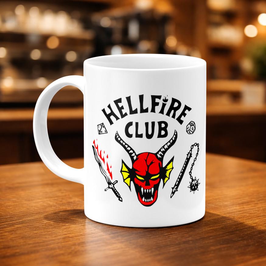 Чашка Stranger Things Hellfire Club 330 мл Белый (LV-ST-11)