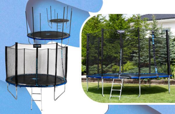 Батут Thunder OUTSIDE PRO с наружной сеткой 10 футов 305 см Черно-голубой (411133) - фото 6 Батут Thunder OUTSIDE PRO с наружной сеткой 10 футов 305 см Черно-голубой (411133) - фото 6