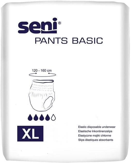 Подгузники-трусы для взрослых Seni Pants Basic Extra Large 10 шт. Подгузники-трусы для взрослых Seni Pants Basic Extra Large 10 шт.