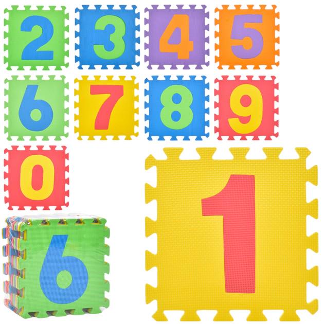 Килимок мозаїка з цифрами Різнокольоровий (M 0375-2) Килимок мозаїка з цифрами Різнокольоровий (M 0375-2)