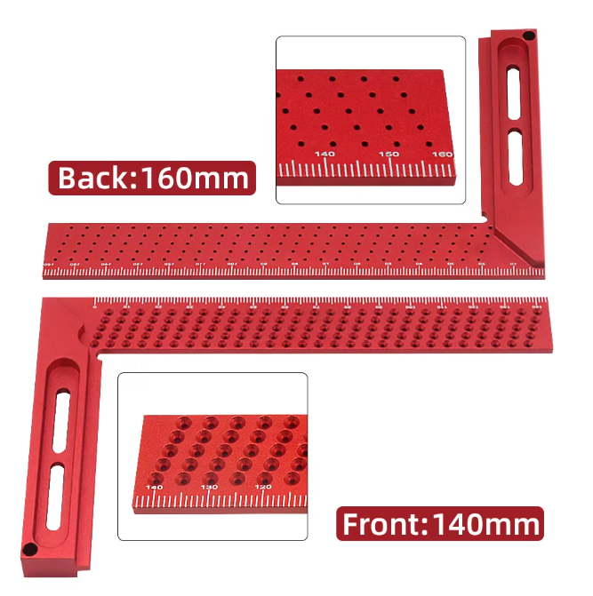 Угольник с градационной сеткой алюминий 160 мм (1005006385969390) - фото 4 Угольник с градационной сеткой алюминий 160 мм (1005006385969390) - фото 4
