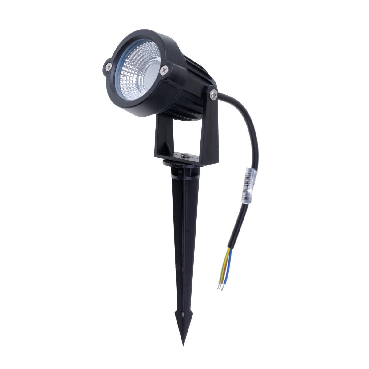 Светильник садовый IP65 AS-11/3W BL BK COB грунтовый