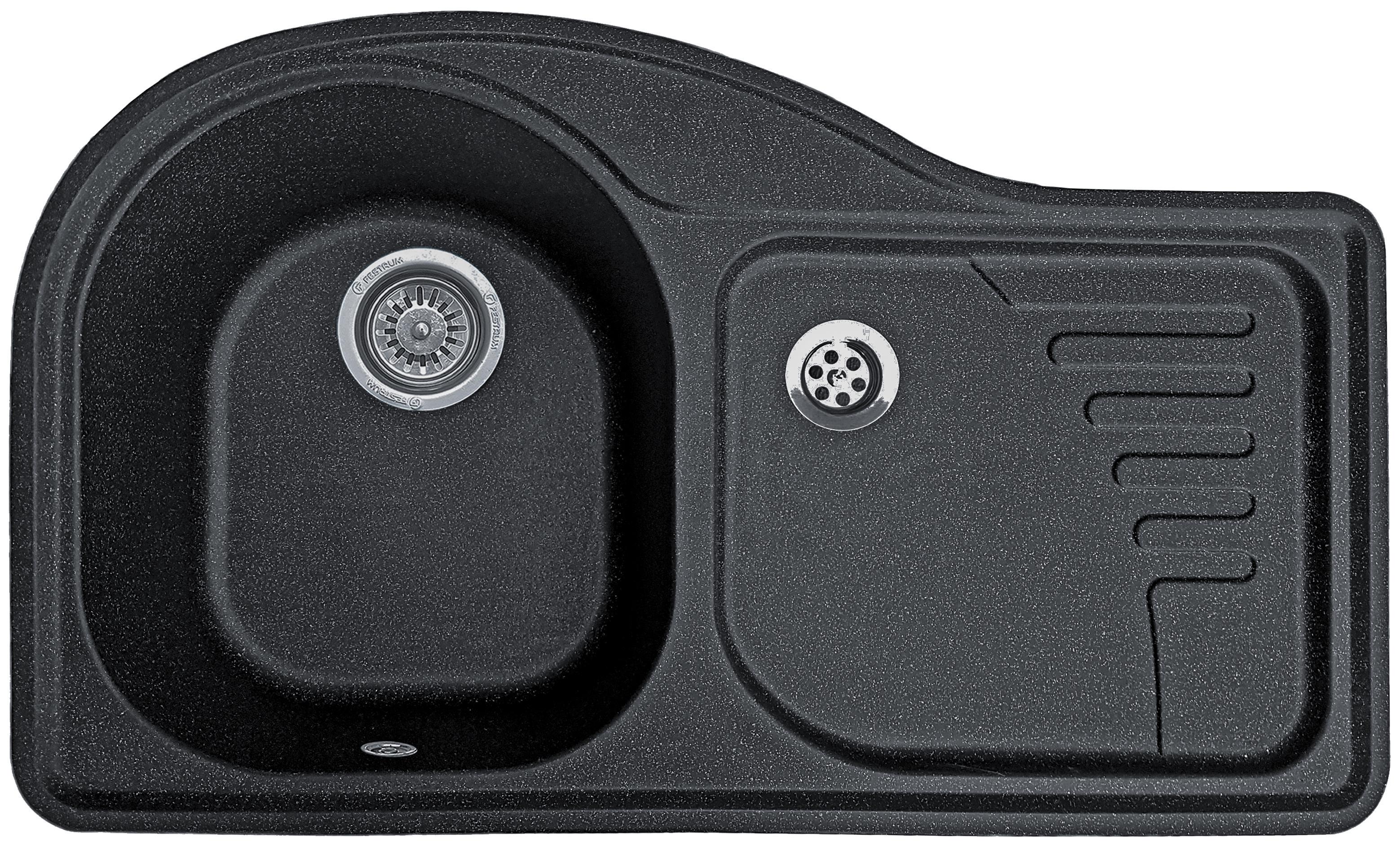 Мийка кухонна Valetti 52N 840x510 мм Чорний