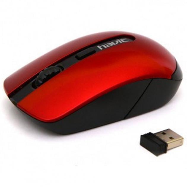 Компьютерная мышка беспроводная Havit HV-MS989GT 1600 DPI 4 кнопки Black/Red (H23945)