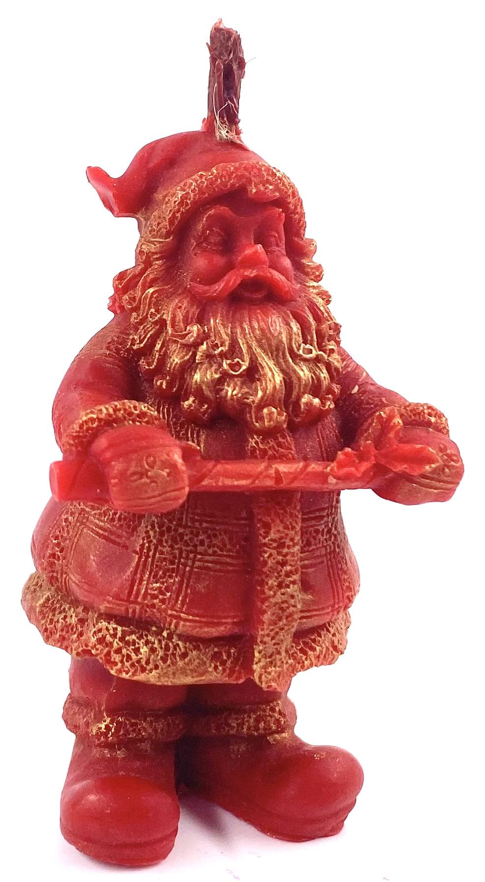 Свеча Санта-Клаус 7 см Красный (1820)