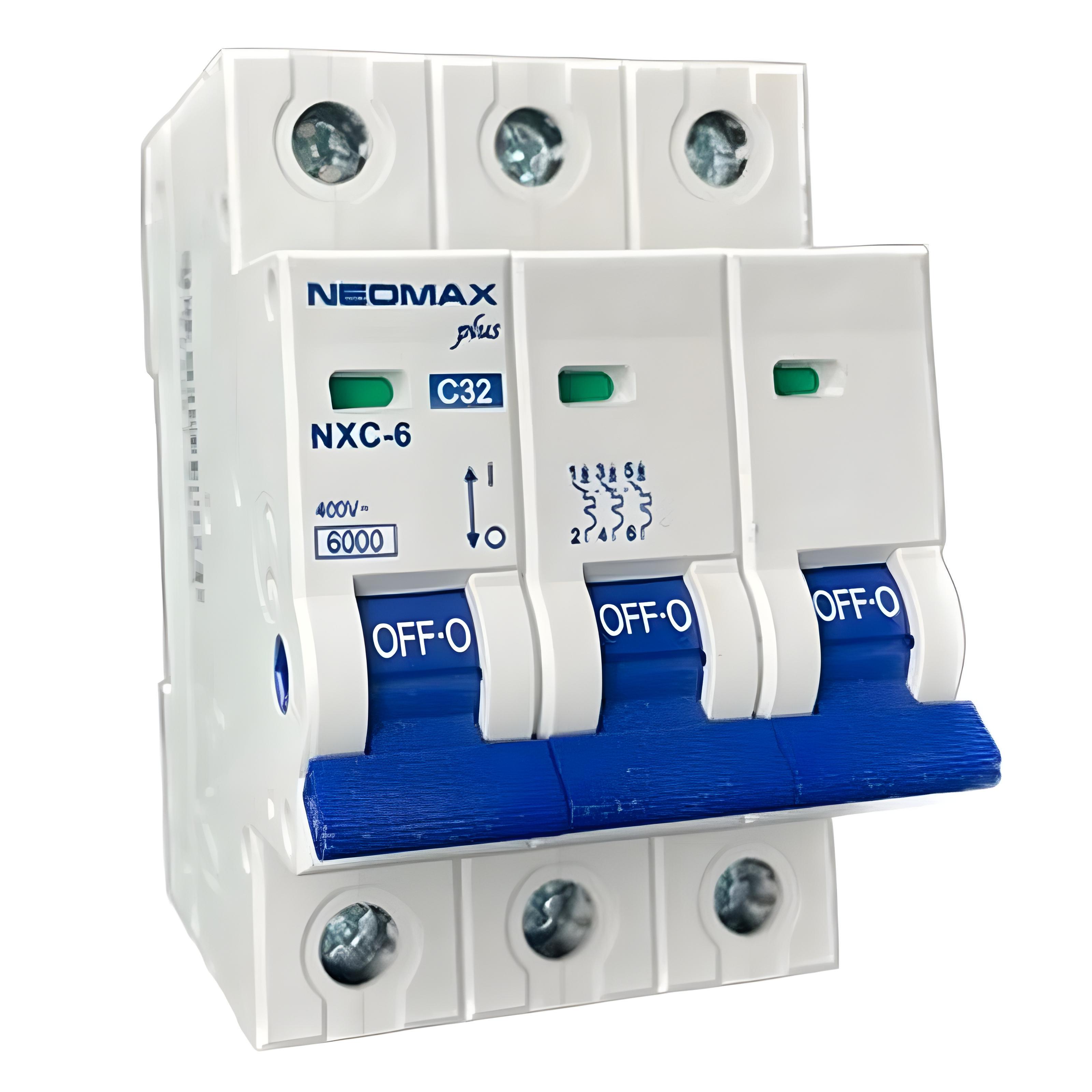 Автоматичний вимикач Neomax NXC34520 3 полюса 20А С 4,5 кА (SW-105923)