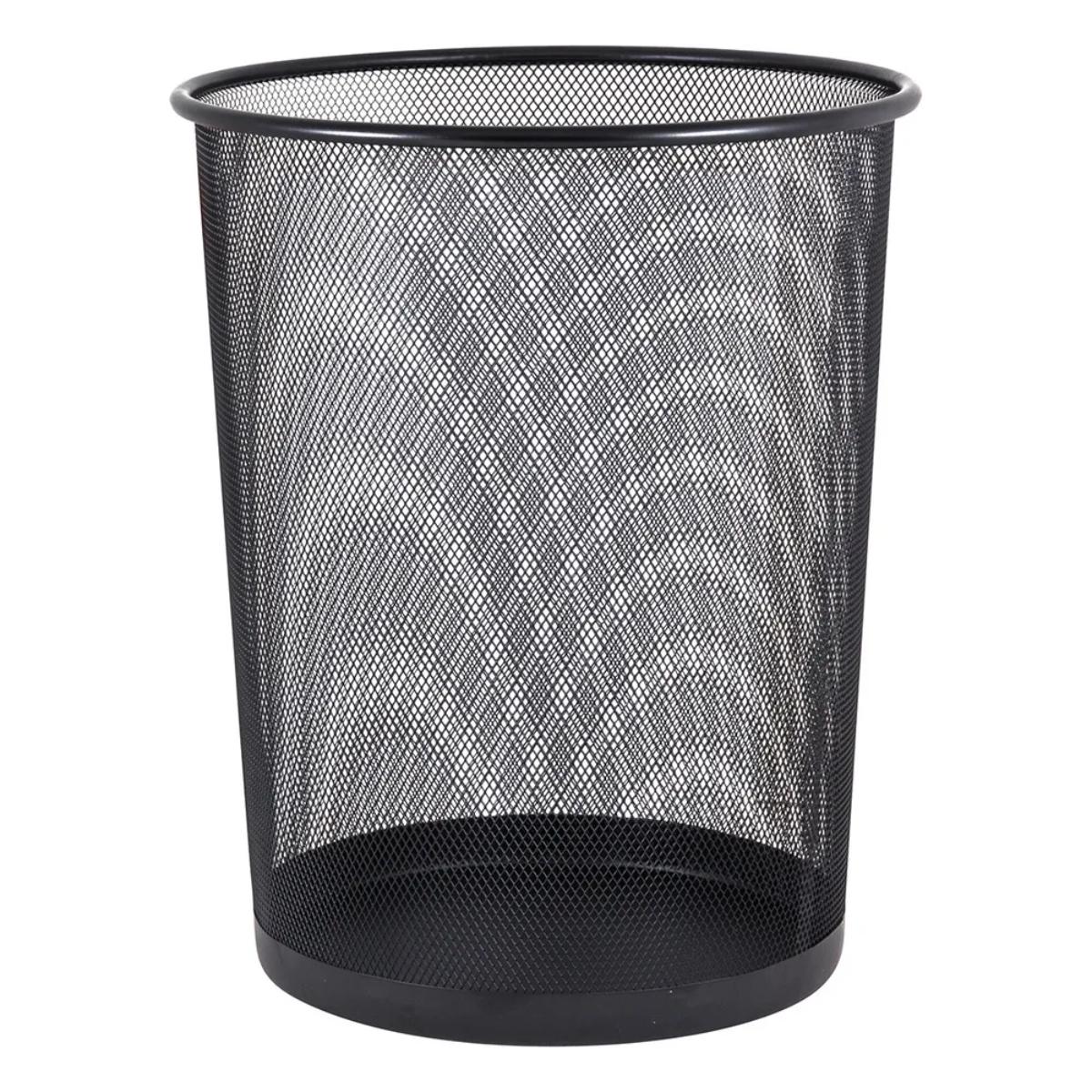 Кошик для паперів Paper Basket металевий круглий 12 л Чорний (WW01445ST)