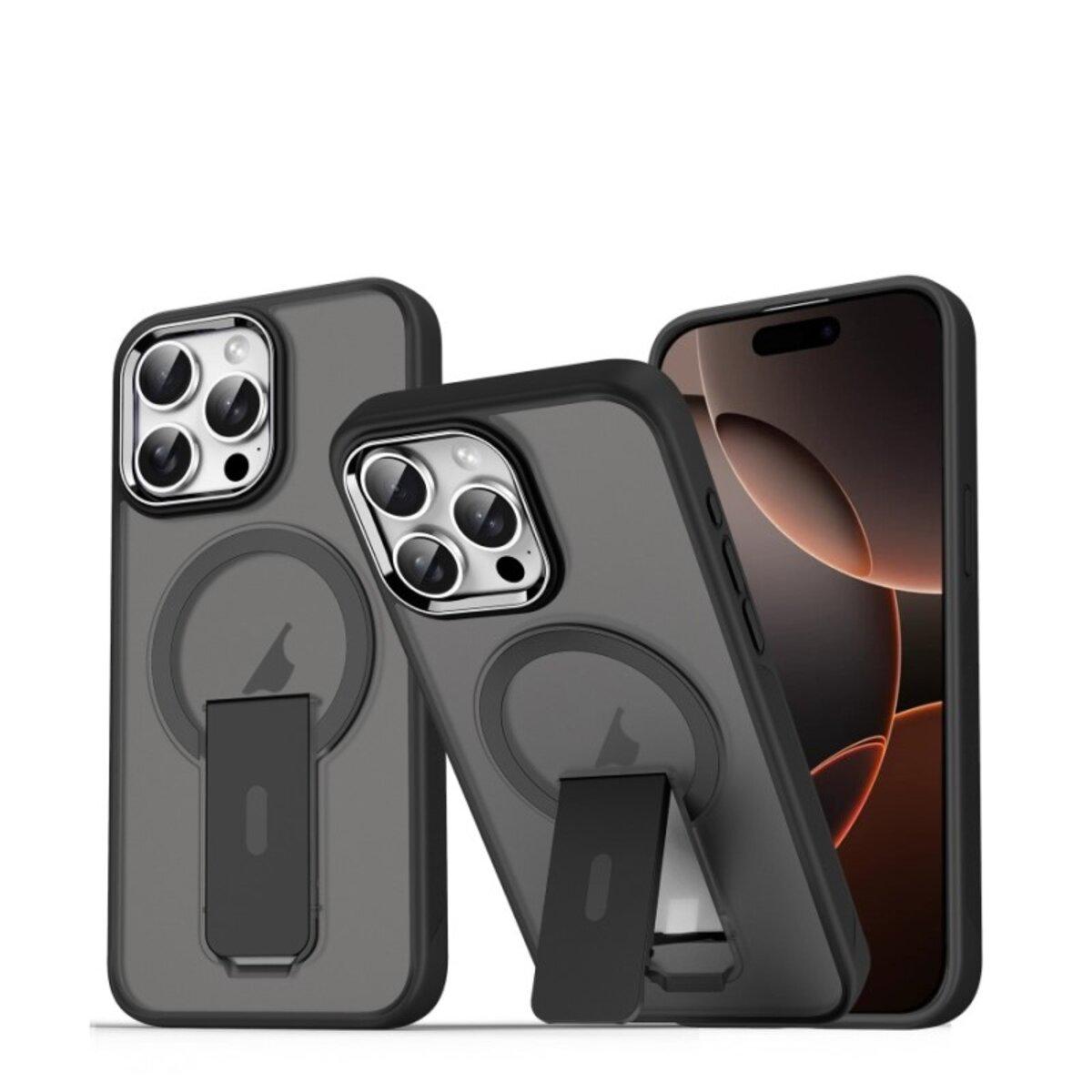 Протиударний чохол із підставкою Cosmic Magnetic Stand for Apple iPhone 16 Pro Black