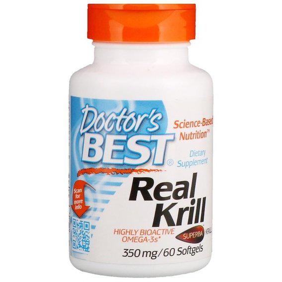Олія криля Doctor's Best Real Krill 350 мг 60 Softgels (DRB-00224)