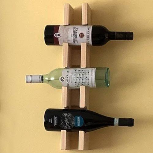 Полка для вина настенная из дерева Ториде Бланже (ПНК-005401)