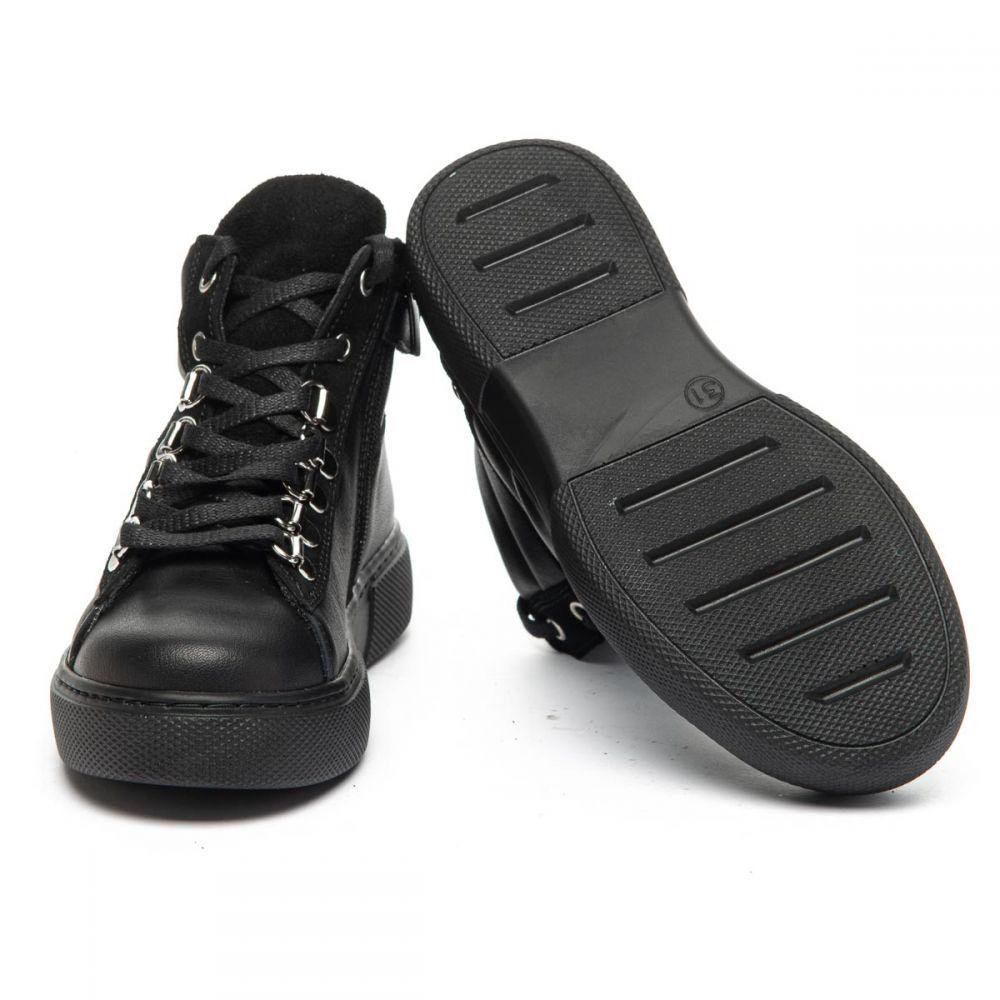 Черевики для хлопчиків The Leo 1364 р. 34 22 см Чорний - фото 5 Черевики для хлопчиків The Leo 1364 р. 34 22 см Чорний - фото 5