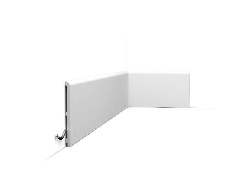 Плинтус напольный гладкий Orac Decor SX212 2000х170х13 мм (2841212)