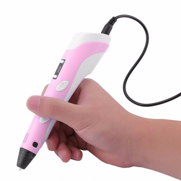 3D-ручка UKC Smart 3D Pen 2 дисплей LCD Pink (tf6039) - фото 5