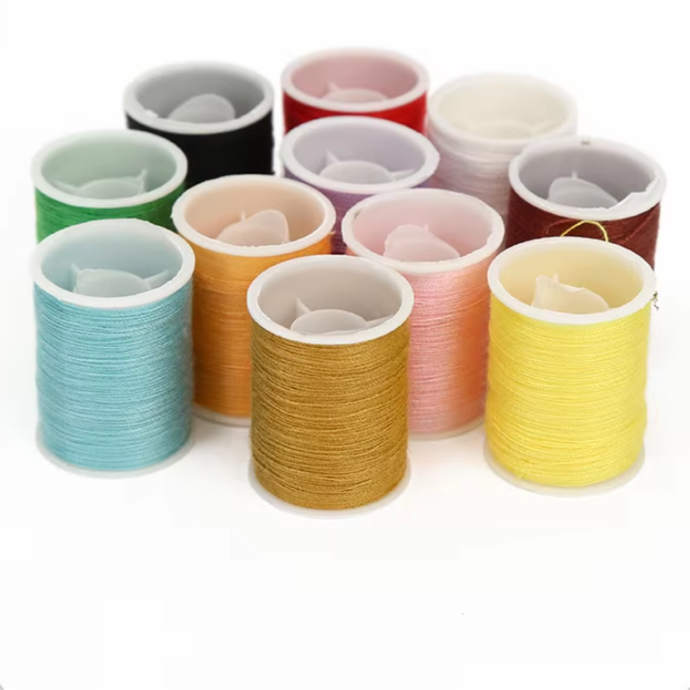 Набір для шиття нитки голки ножиці та аксесуари з сумкою на блискавці Чорний - фото 3 Набір для шиття нитки голки ножиці та аксесуари з сумкою на блискавці Чорний - фото 3