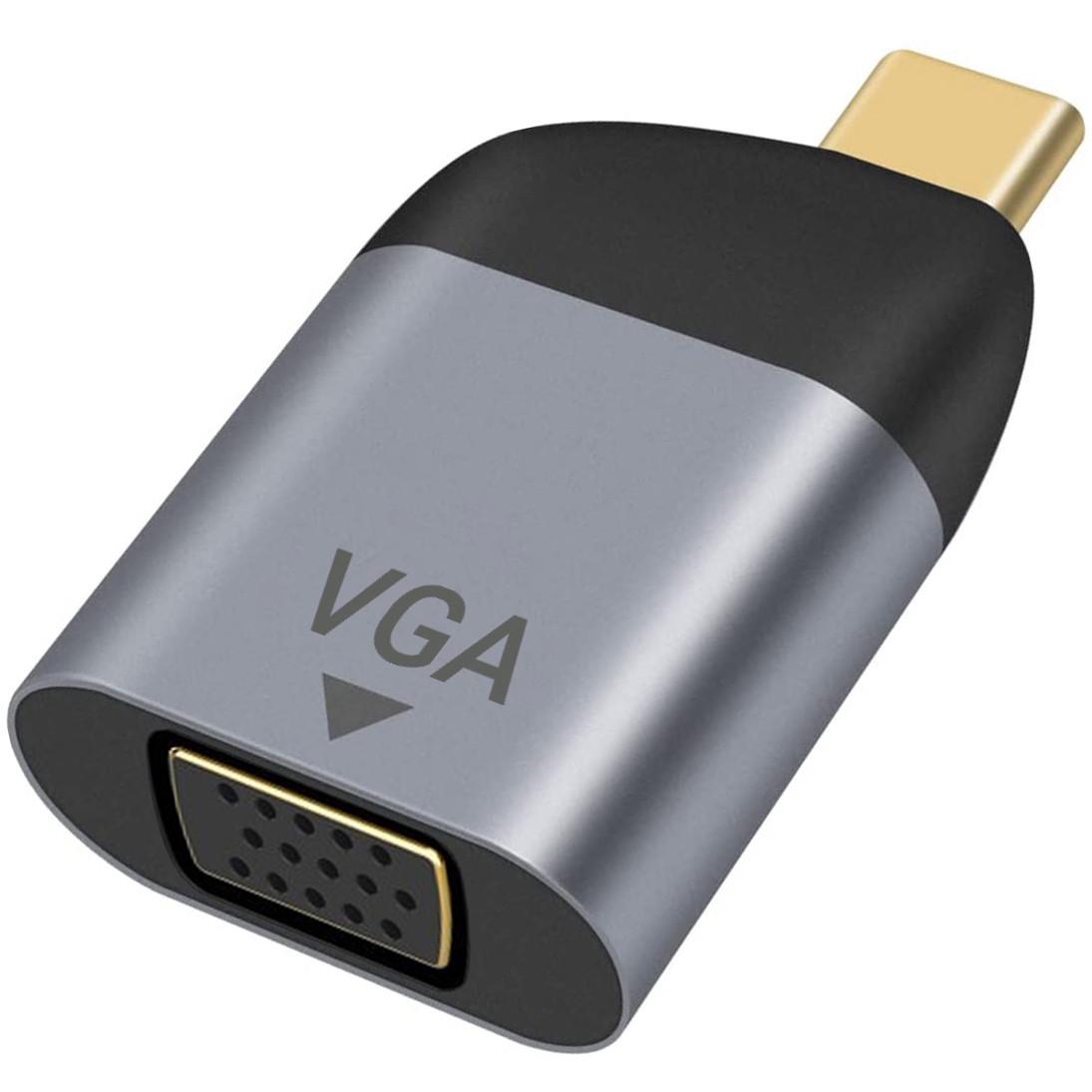 Адаптер Type-C на VGA Addap UC2VGA-01 для передачи видео