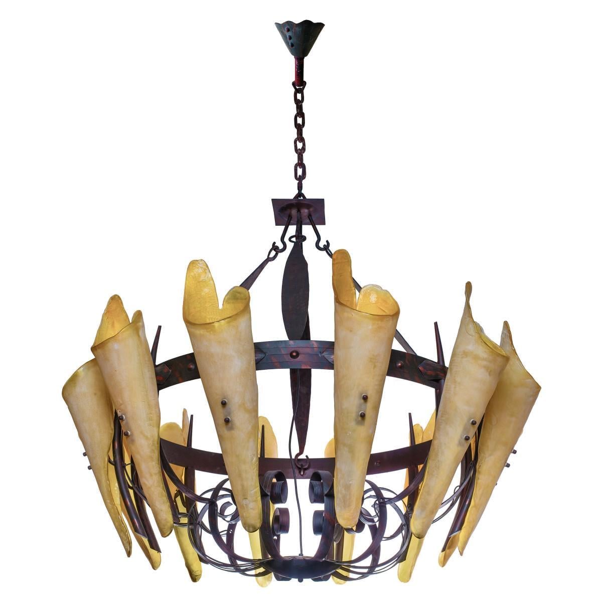 Люстра подвесная кантри Brille BKL-078S/12