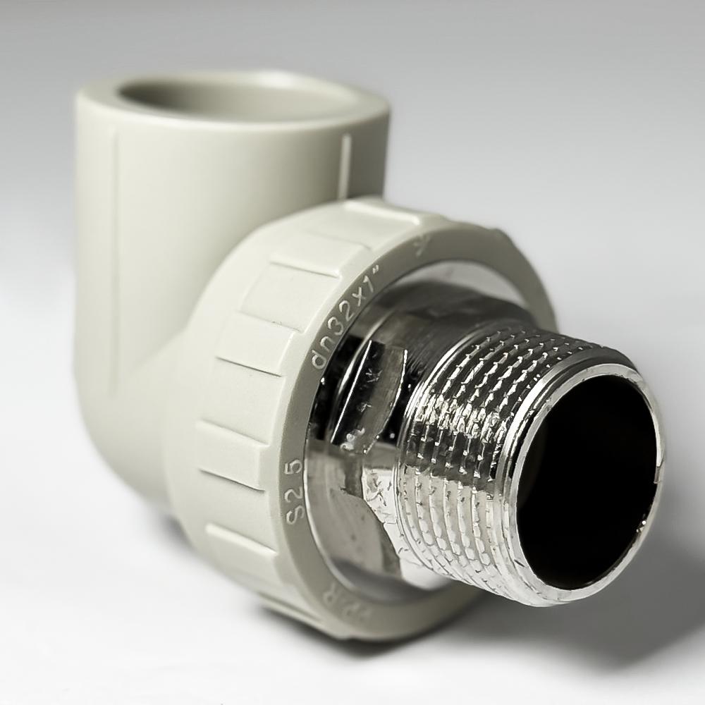 Кут PP-R SANTAN 32х1" із зовнішнім різьбленням (67700) - фото 2 Кут PP-R SANTAN 32х1" із зовнішнім різьбленням (67700) - фото 2