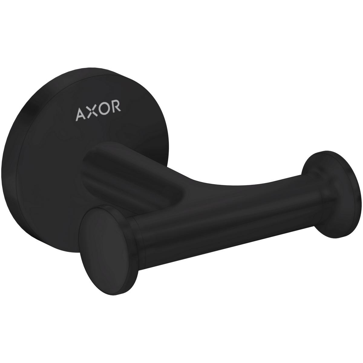 Гачок настінний Hansgrohe AXOR Universal Circular 42812670 подвійний Чорний (126069)