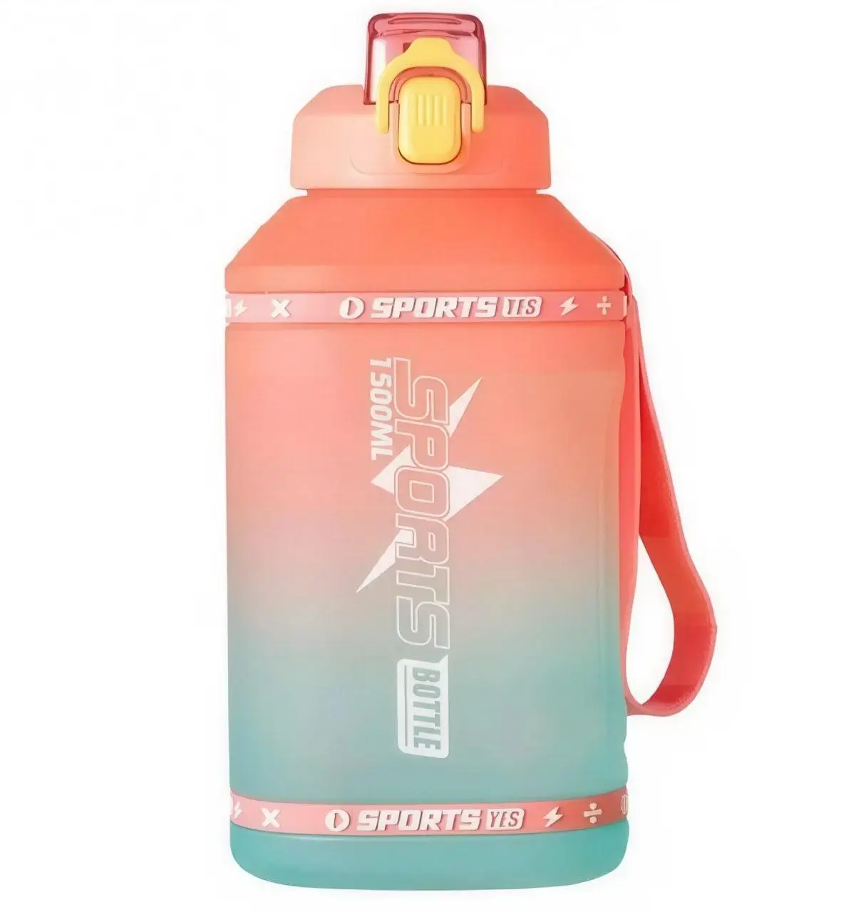 Бутылка спортивная OSPORT 1500 мл Розовый (MS 4621)