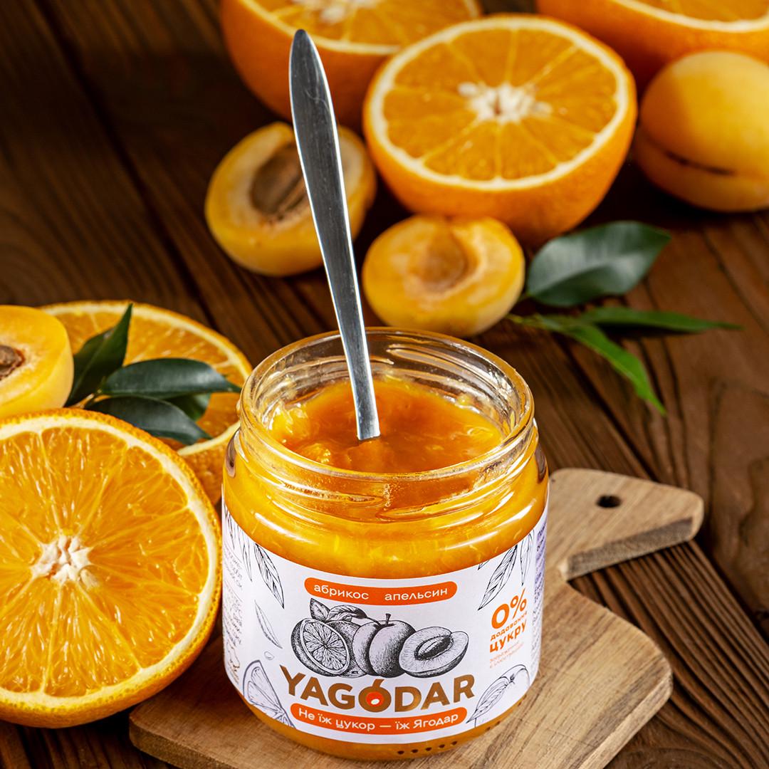 Джем абрикосовый без сахара с апельсином 420 г (2345343670) - фото 3 Джем абрикосовый без сахара с апельсином 420 г (2345343670) - фото 3