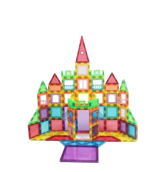 Конструктор детский магнитный 106 деталей Разноцветный