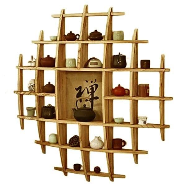 Полка для кружек из дерева Фарата Сиена (СДК-009205)