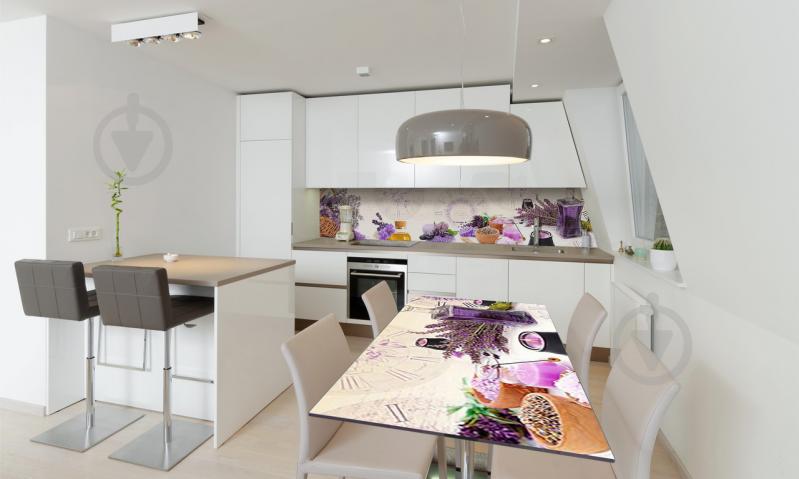 Наклейка виниловая на стол Zatarga «Лаванда Арома» 600х1200 мм Z180455st