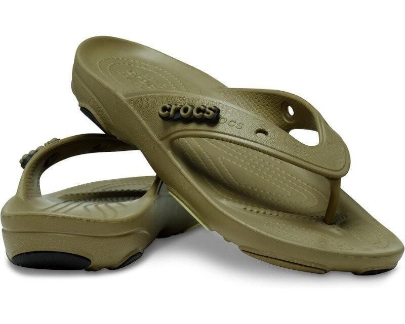 В'єтнамки чоловічі Crocs All-Terrain Flip Aloe р. 43-44 Оливковий (15127)