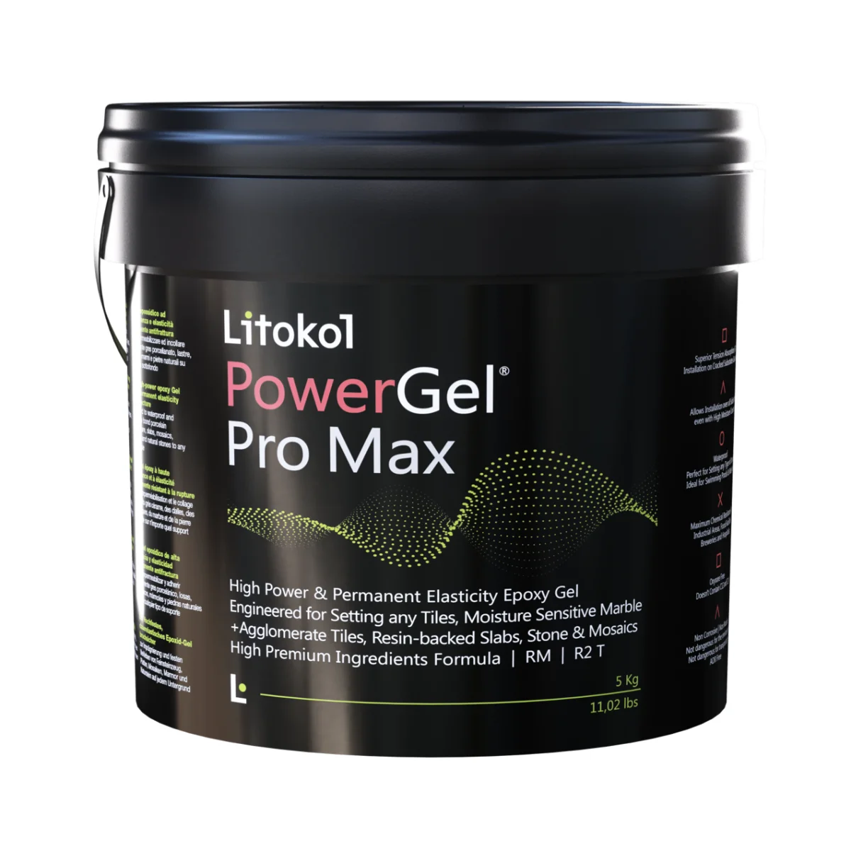 Клей эпоксидный гель Litokol PowerGel Pro Max 5 кг Ультра белый (PWRGPRMXB0005)