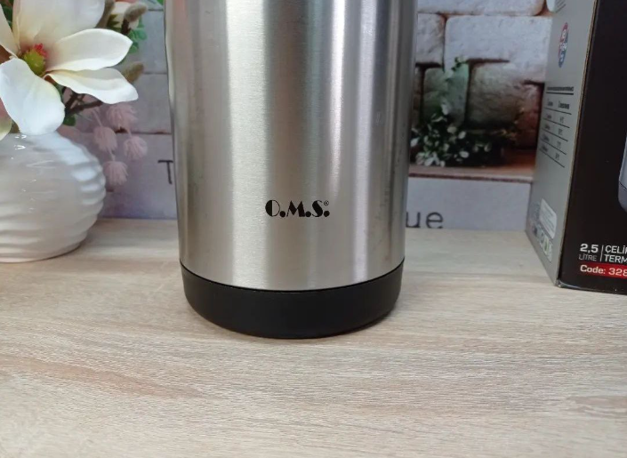 Термос OMS для чаю/для кави із нержавіючої сталі 2000 мл Сріблястий (3281-2-silver) - фото 6
