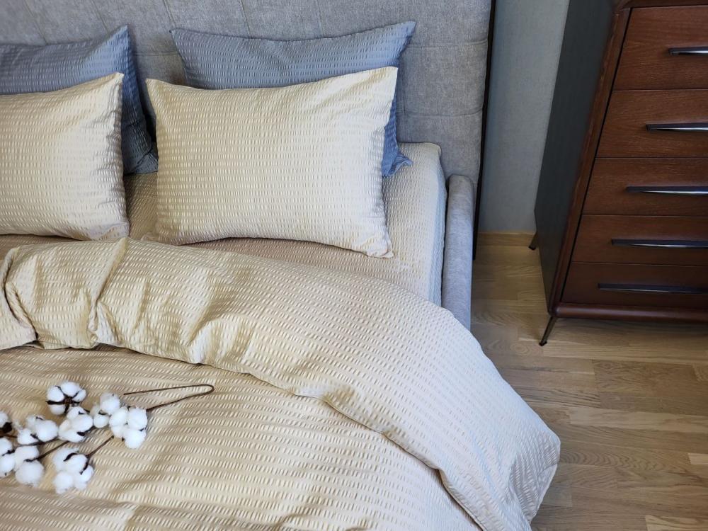 Комплект постельного белья Кис S2004 сатин Premium Gofre полуторный/наволочки 50х70/70х70 см (6456) - фото 3 Комплект постельного белья Кис S2004 сатин Premium Gofre полуторный/наволочки 50х70/70х70 см (6456) - фото 3