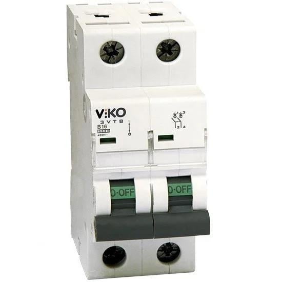 Автоматический выключатель VIKO 4VTB-2C6 6А двухполюсный 4,5 кА