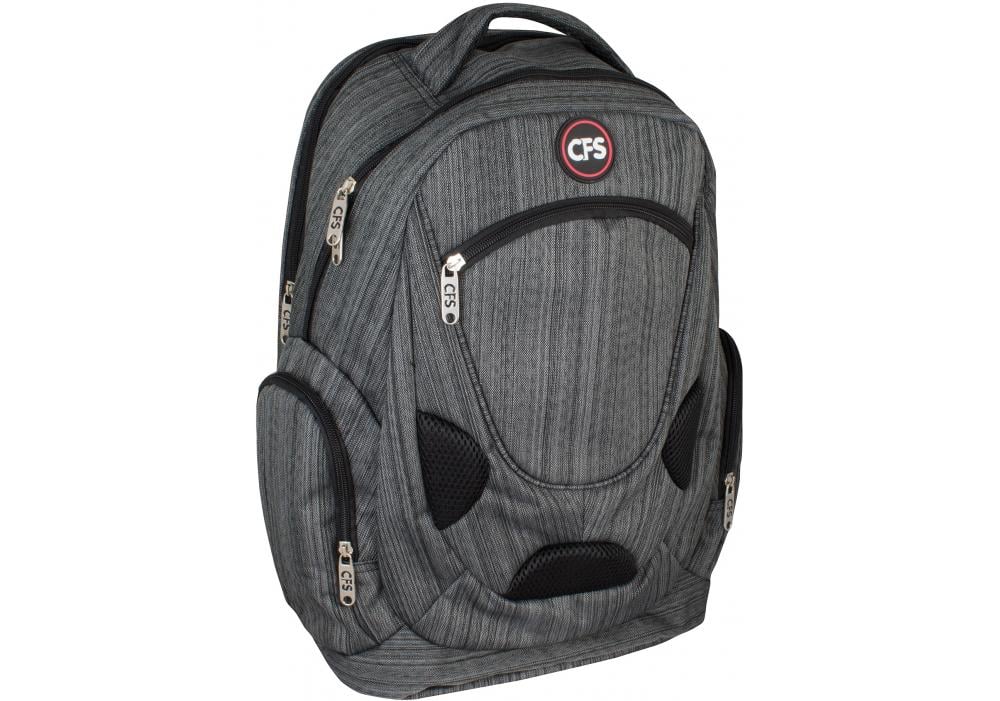 Рюкзак молодежный Cool For School 47x35x15 см 26-35 л Серый (CF86502)