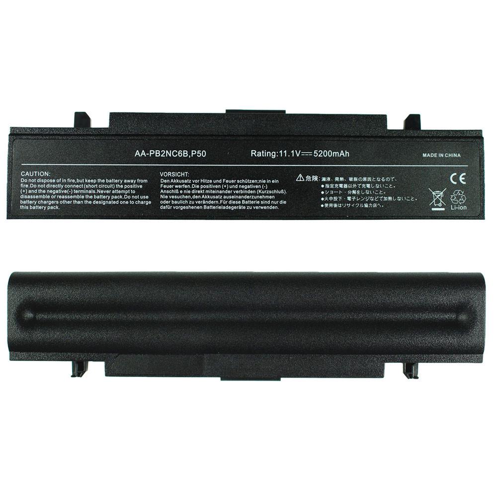 Акумулятор для ноутбука Samsung AA-PB4NC6B/P50/P60/R39/R40/R45/R60/R65/R70/Q210/R460/R510 11,1V 5200 mAh Black - фото 2